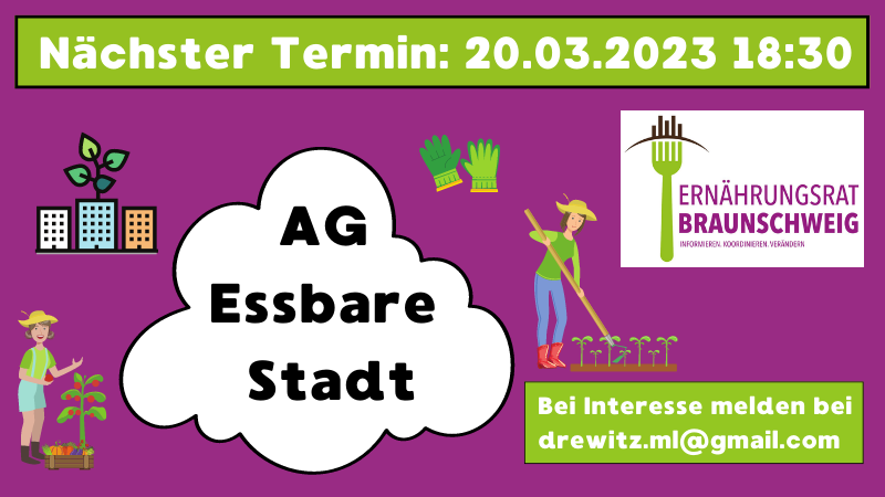 ERBSL AG „Essbare Stadt“ – AG-Treffen ERBSL AG „Essbare Stadt“ – AG-Treffen