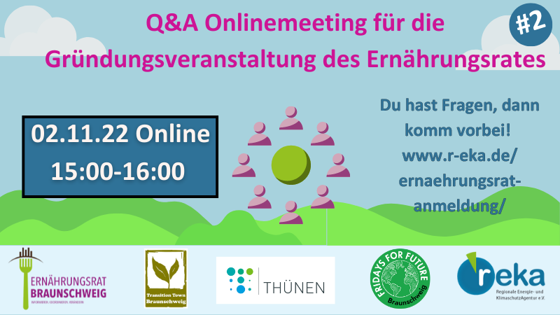 Ernährungsrat: Treffen zum Q&A am 02.11. Ernährungsrat: Treffen zum Q&A am 02.11.