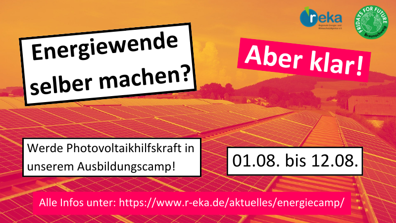 Sommercamp „Energiewende JETZT“ Sommercamp „Energiewende JETZT“
