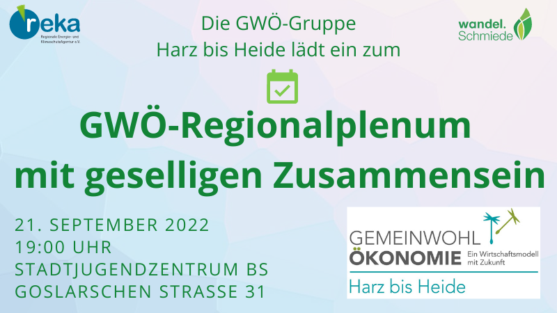 Nächstes GWÖ-Regionalplenum Nächstes GWÖ-Regionalplenum