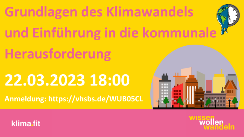 klima.fit Workshop: Grundlagen des Klimawandels und Einführung in die kommunale Herausforderung klima.fit Workshop: Grundlagen des Klimawandels und Einführung in die kommunale Herausforderung