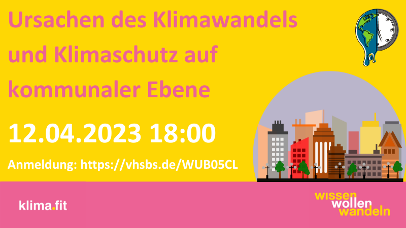klima.fit Workshop: Ursachen des Klimawandels und Klimaschutz auf kommunaler Ebene klima.fit Workshop: Ursachen des Klimawandels und Klimaschutz auf kommunaler Ebene